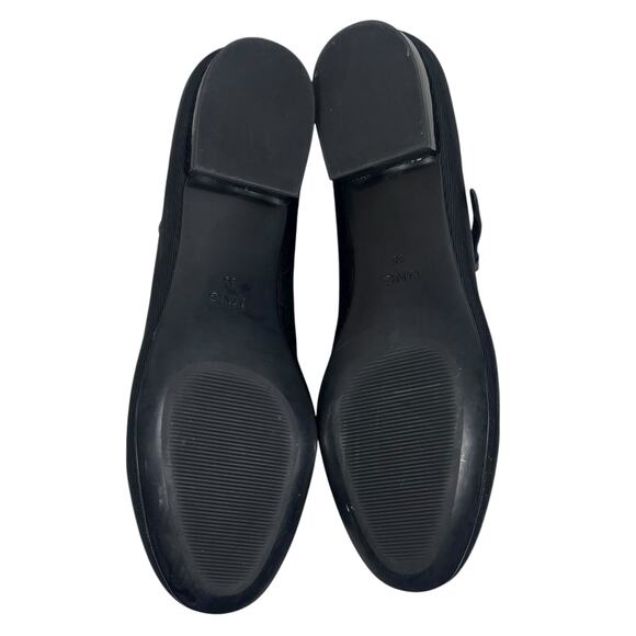 Mango Round Toe Mary Jane Bow Ballerina Flats Black Size 36/ 6 - Picture 10 of 14